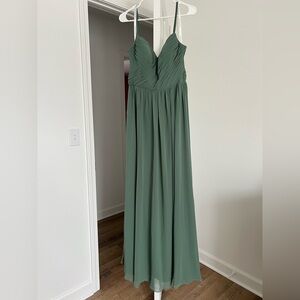 Azazie Eucalyptus Green Bridesmaid Dress